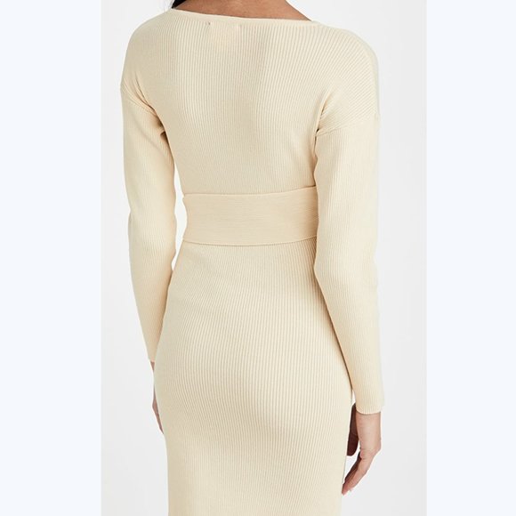 Line & Dot Emma Wrap Sweater Dress - Picture 3 of 14